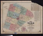 Map of Wake County drawn from actual surveys /by Fendol Bevers.